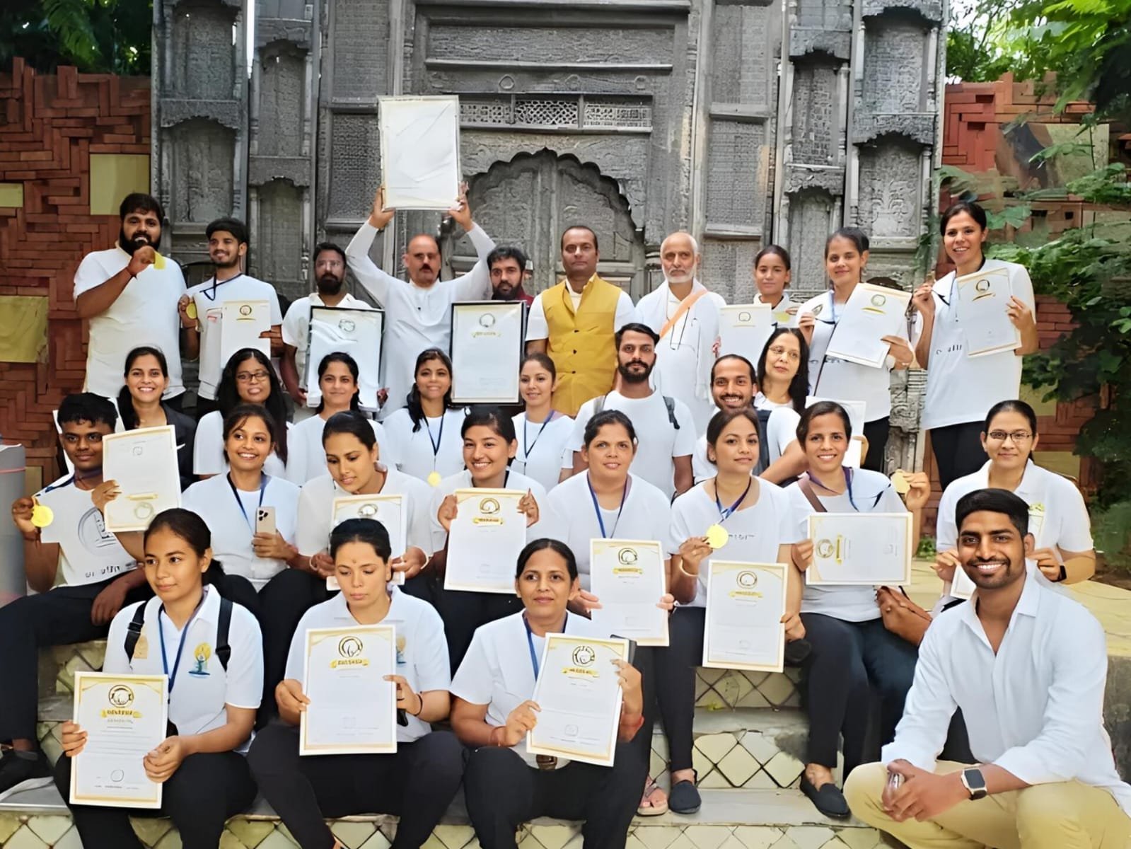 18 Minutes to 108 Surya Namaskar – Group World Record